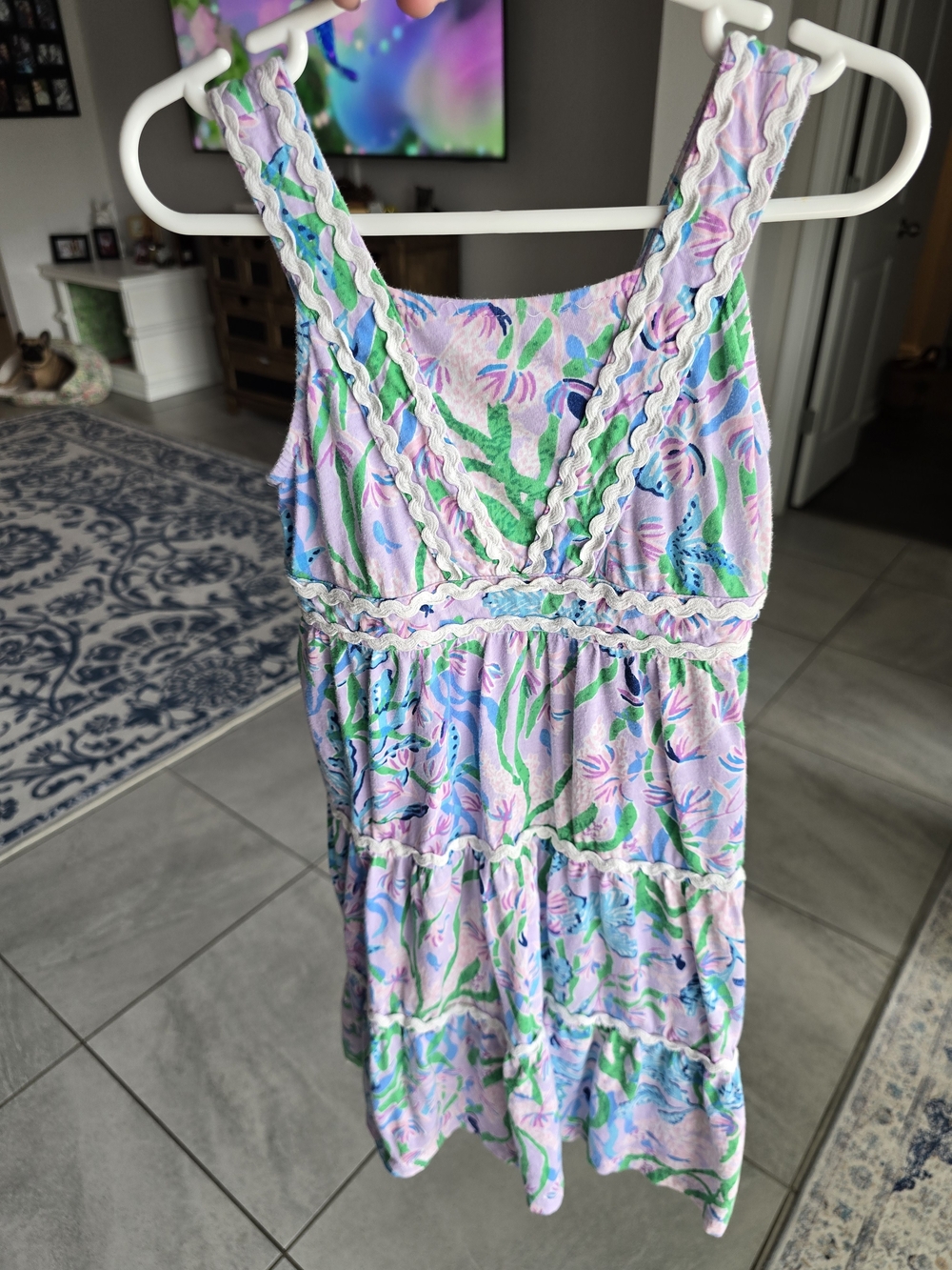 Lilly Pulitzer Toddler Dress Pastel Floral Sundress
